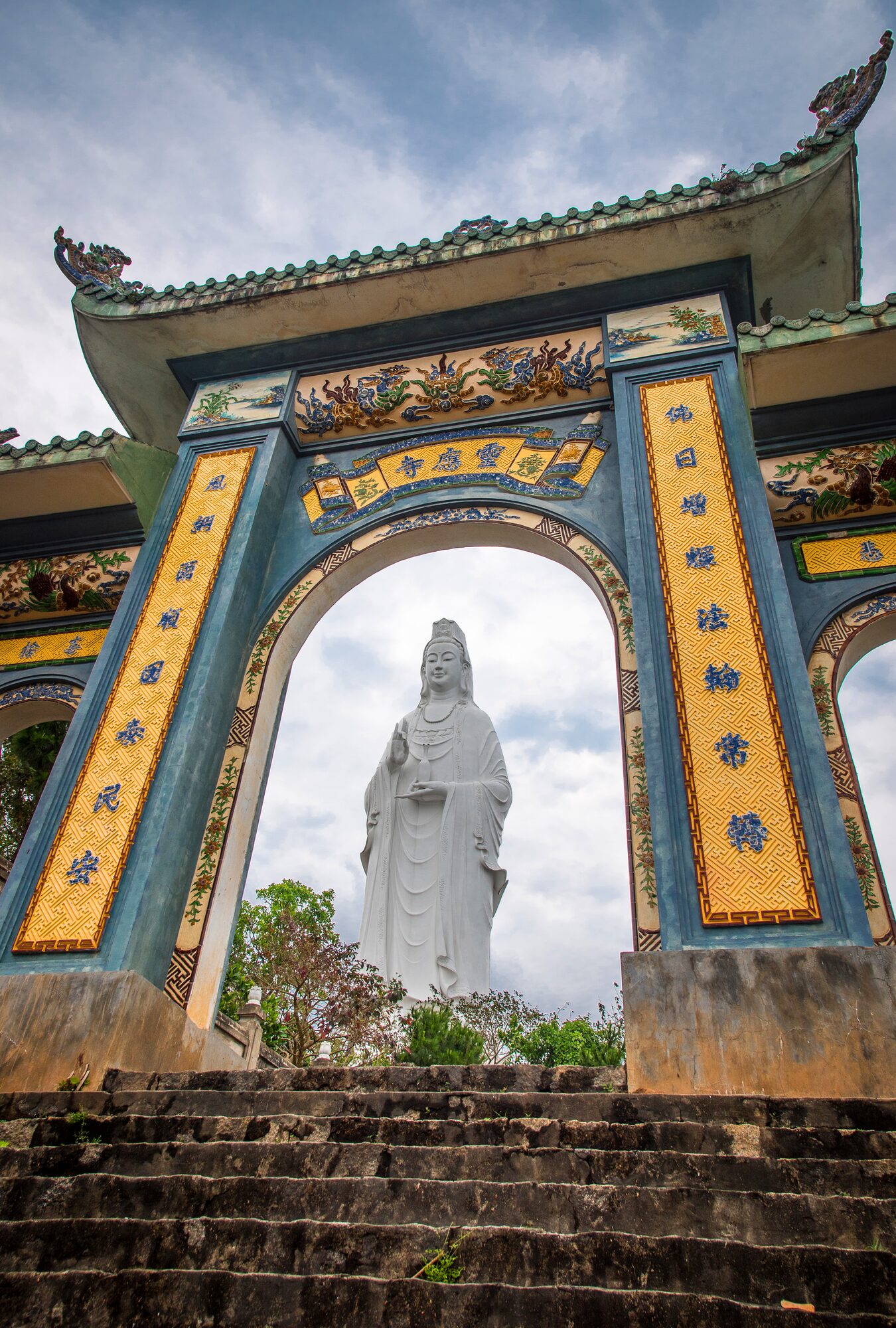 Temple archway, Vietnam