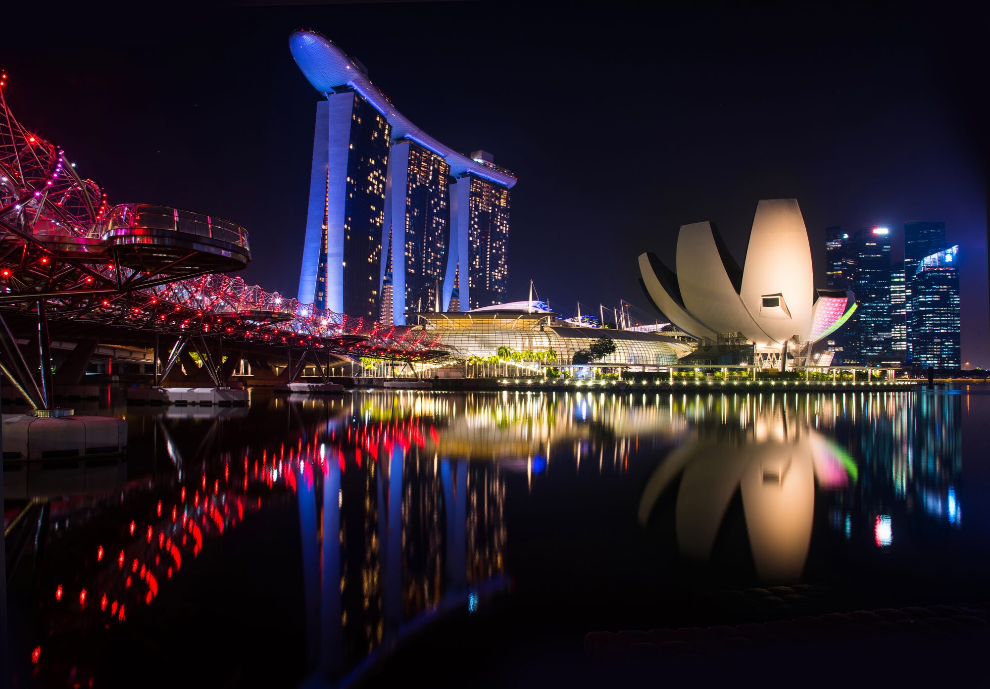 Marina Bay Sands at night